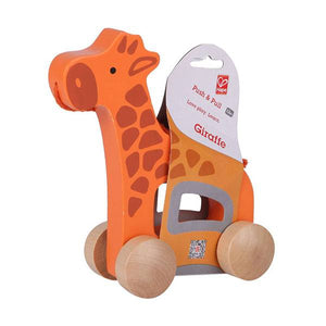 hape toys giraffe push and pull