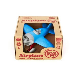 green toys airplane blue