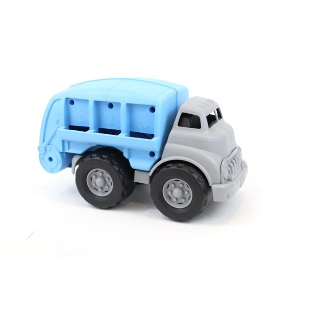green toys recycling truck blue