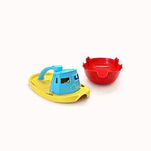 green toys tugboat blue handle