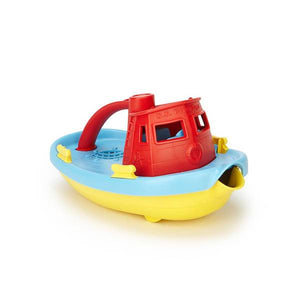 green toys tugboat red handle