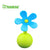 haakaa breast pump silicone flower stopper - blue