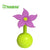 haakaa breast pump silicone flower stopper - purple