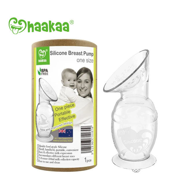 haakaa silicone manual breast pump 100ml