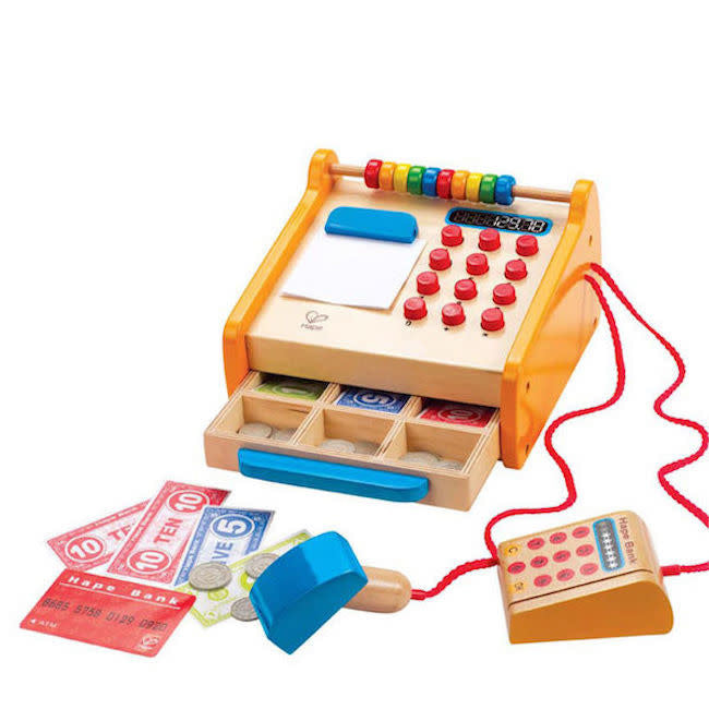 hape toys checkout register