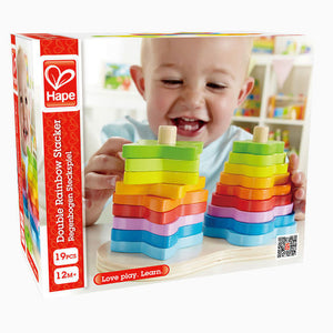 hape toys double rainbow stacker