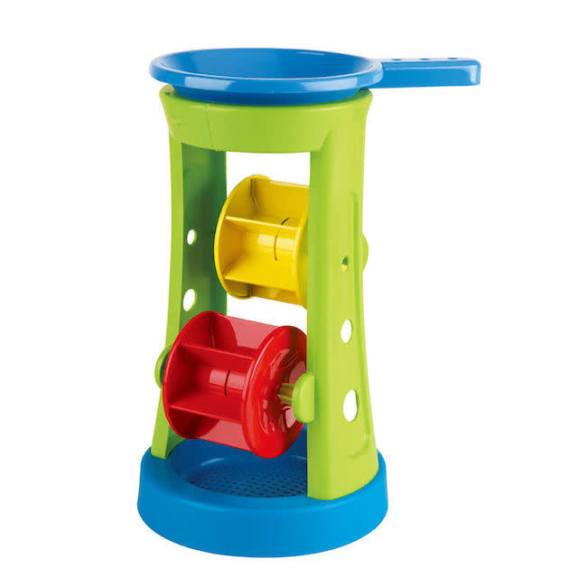 hape toys double sand and water wheel