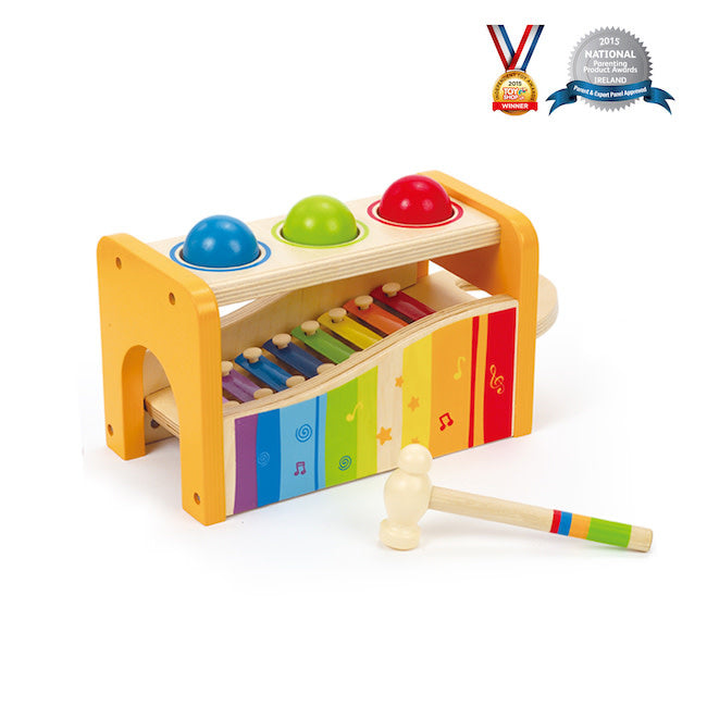 hape toys pound + tap bench