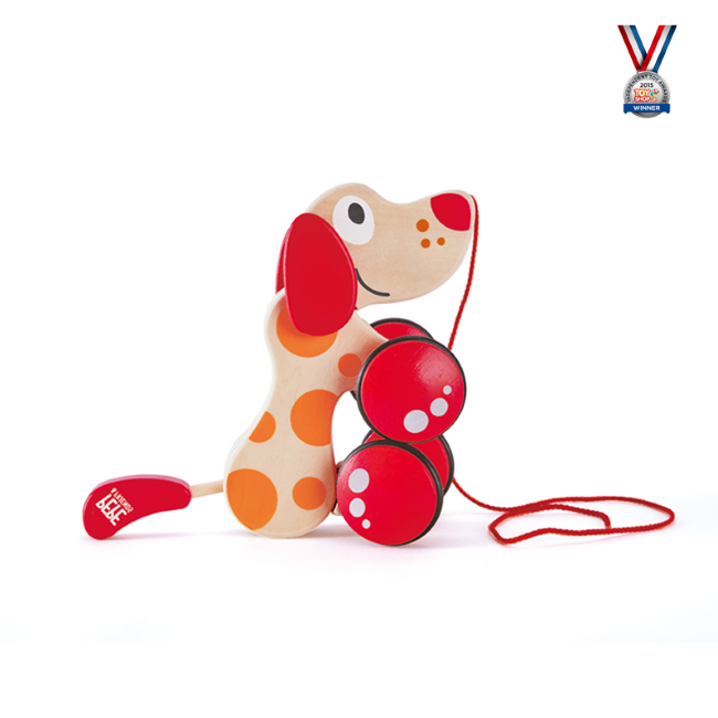 hape toys pull along pepe
