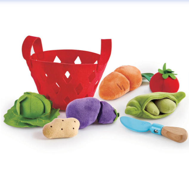 hape toys toddler vegetable basket