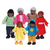 hape toys happy family - african american