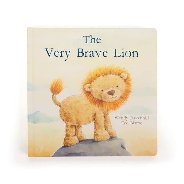 jellycat the very brave lion hardback book