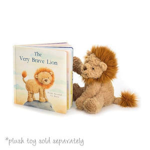jellycat the very brave lion hardback book