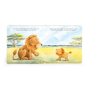 jellycat the very brave lion hardback book