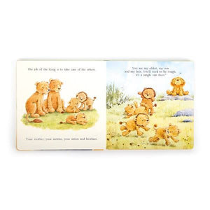 jellycat the very brave lion hardback book