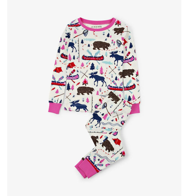 hatley pretty sketch country kids pajama set