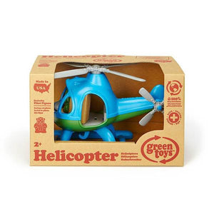 green toys helicopter blue