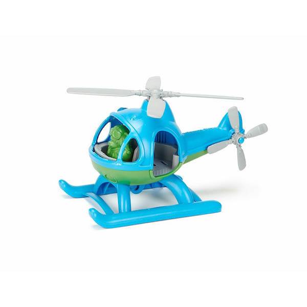 green toys helicopter blue