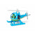 green toys helicopter blue