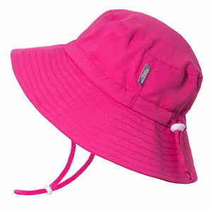 jan + jul by twinklebelle aqua dry bucket sun hat - hot pink
