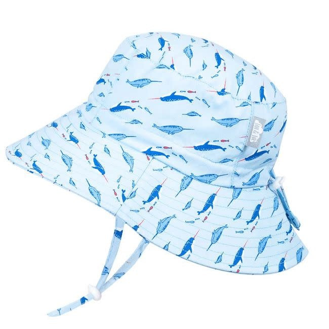 Jan & Jul Narwhale Cotton Bucket Hat - 0-6M