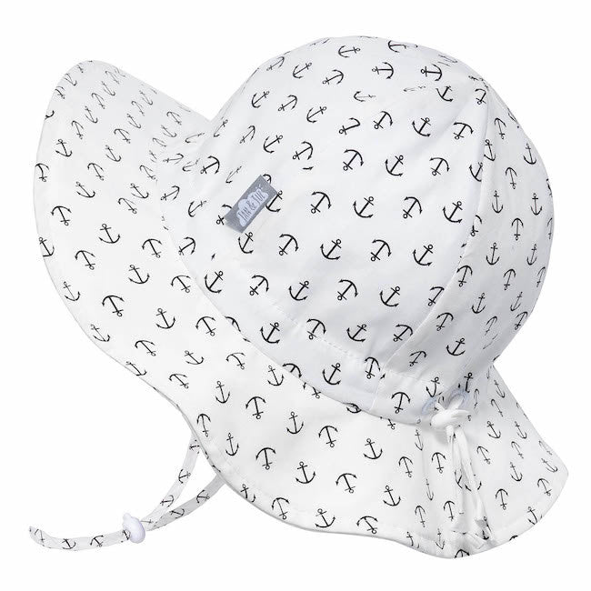Jan + Jul Cotton Floppy Sun Hat - Anchors