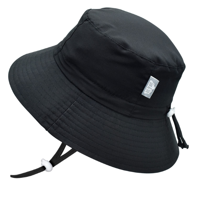 Jan + Jul Aqua Dry Bucket Sun Hat - Black