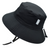 jan + jul by twinklebelle aqua dry bucket sun hat - black