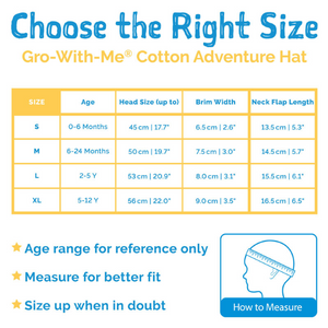 Jan + Jul Cotton Adventure Sun Hat - Tiger