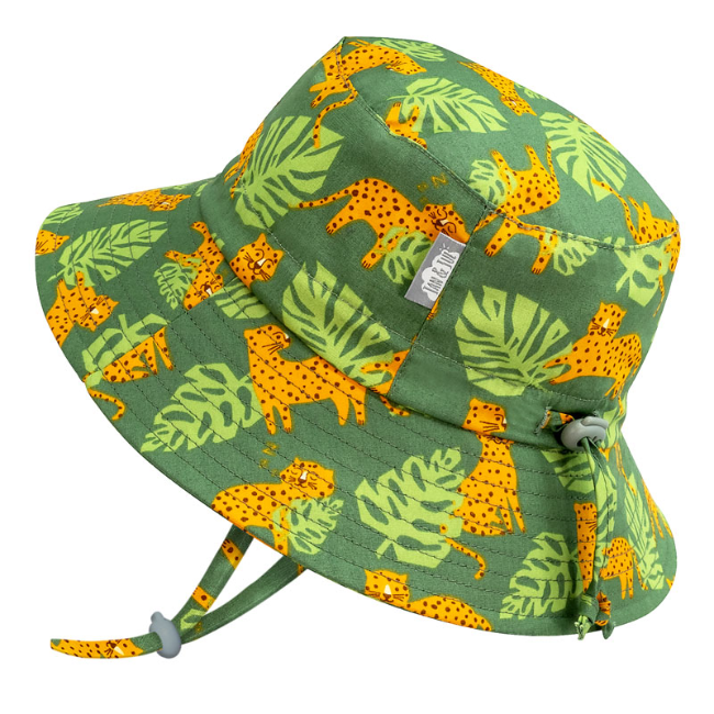 Jan + Jul Cotton Bucket Sun Hat - Leopard