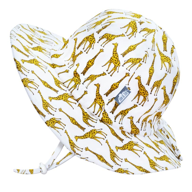 Jan + Jul Cotton Floppy Sun Hat - Giraffe