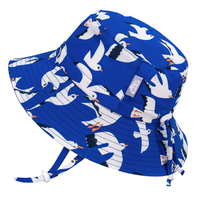 Jan + Jul Aqua Dry Bucket Sun Hat - Seagull