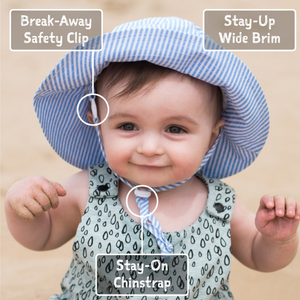 jan + jul by twinklebelle cotton bucket sun hat - dino