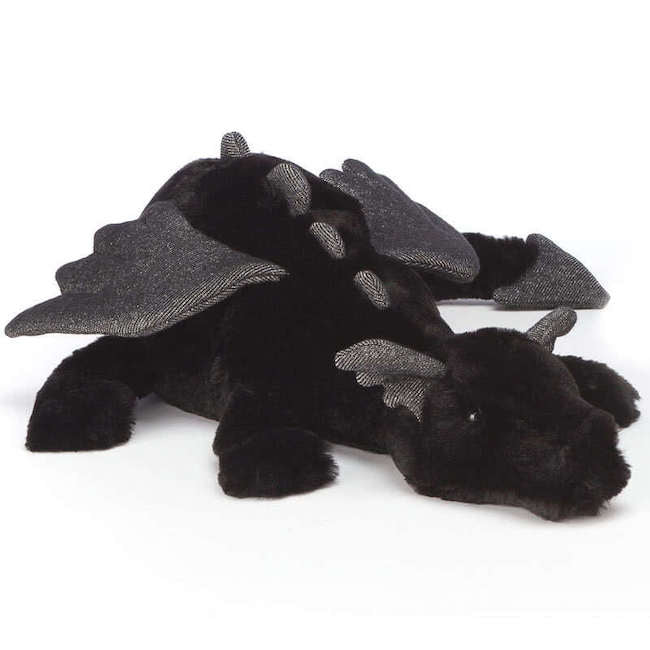 jellycat scrumptious onyx dragon - huge