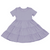 kyte baby short sleeve tiered dress - taro