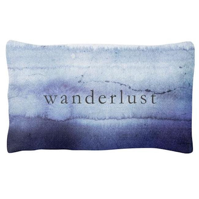 karma lumbar pillow - wanderlust