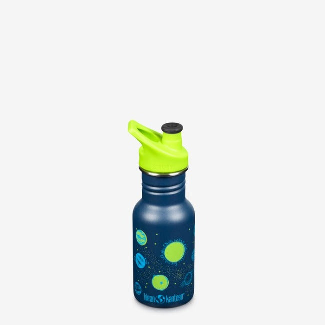 klean kanteen 12oz kid kanteen with sport cap - planets