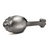 knot genie supreme detangling hair brush - soothing silver