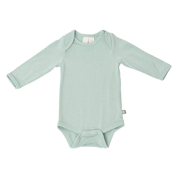 Kyte Baby Long Sleeve Bodysuit Sage Baby Charlotte Canada