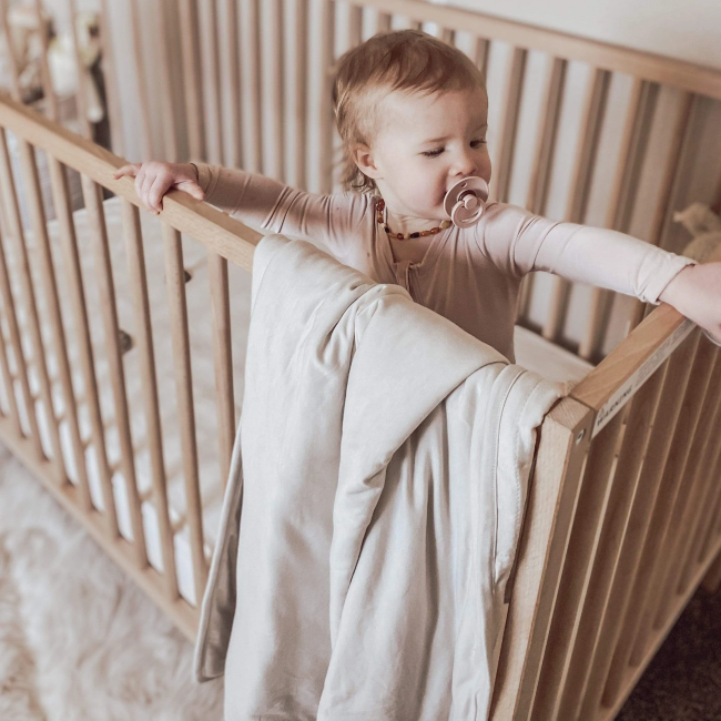 Kyte Baby Baby Blanket in Oat Baby Charlotte Canada