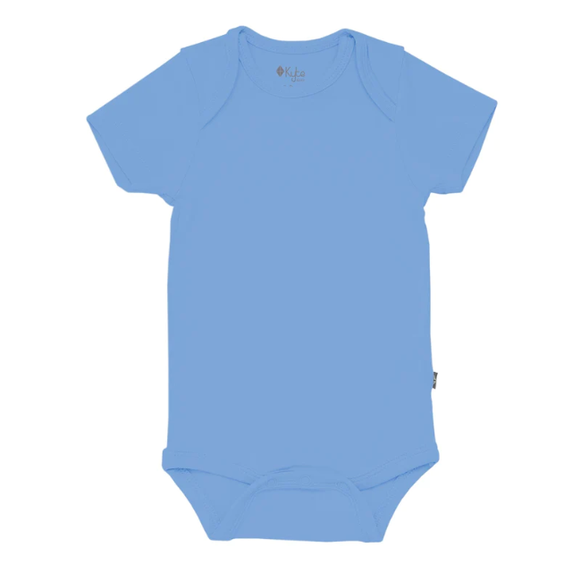Kyte Baby Short Sleeve Bodysuit in Periwinkle