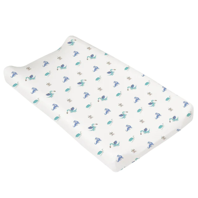 kyte baby printed change pad cover - dragon