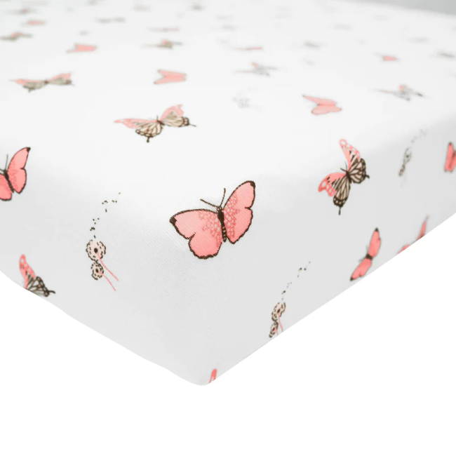 Kyte Baby Printed Crib Sheet in Butterfly Baby Charlotte Canada