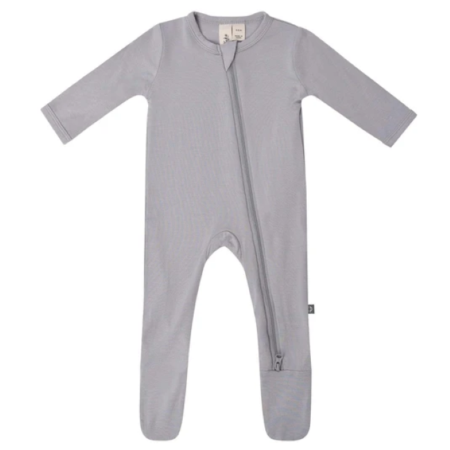 Kyte Baby Zippered Footie in Storm