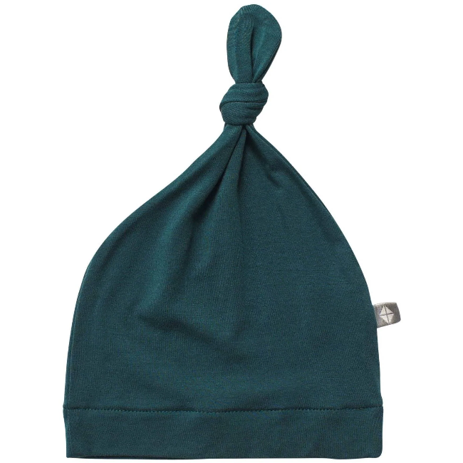 kyte baby knotted cap - emerald