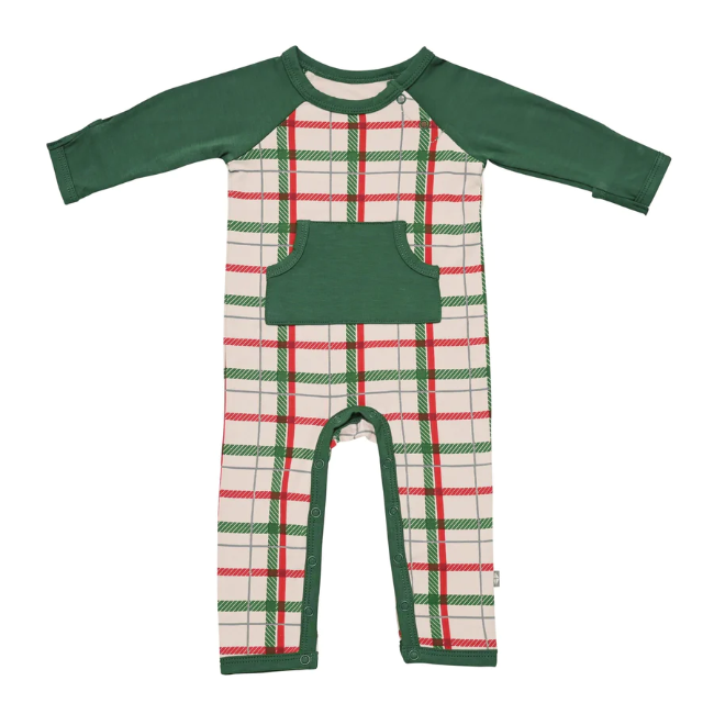 kyte baby printed long all - hunter plaid