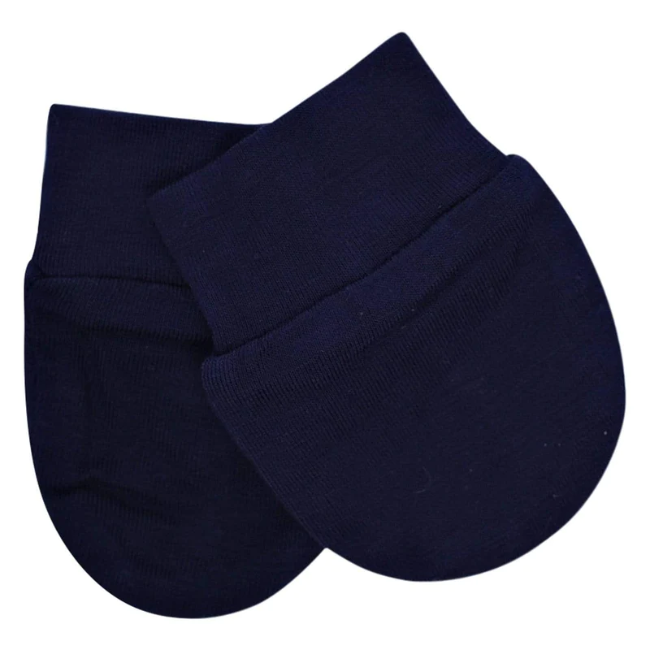 kyte baby scratch mitten - navy