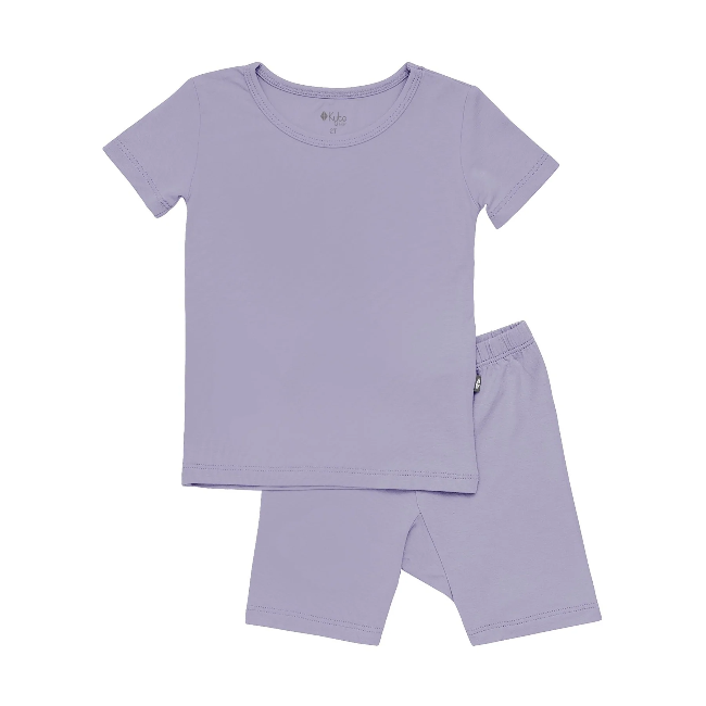 Kyte Baby Short Sleeve Toddler Pajama Set - Lavender Kyte Baby Short Sleeve Toddler Pajama Set - Lavender