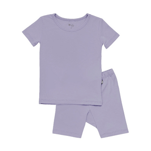 kyte baby short sleeve toddler pajama set - taro