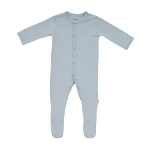 Kyte Baby Snap Footie in Fog